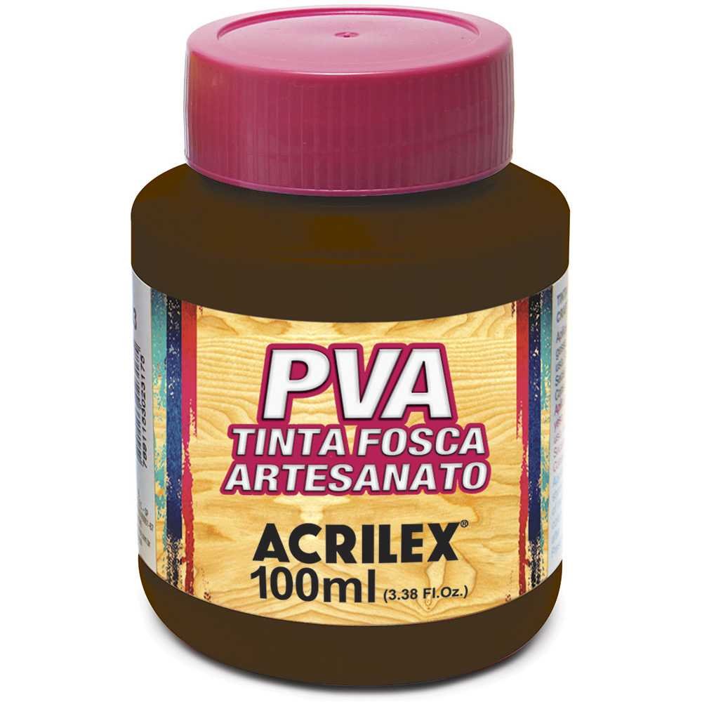 TINTA ACRILEX PVA 250M 3225 526 MARROM ESCURO