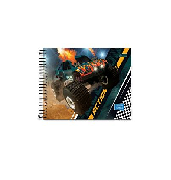 CAD CADERNUS 1/4 96F CD MONSTER TRUCK