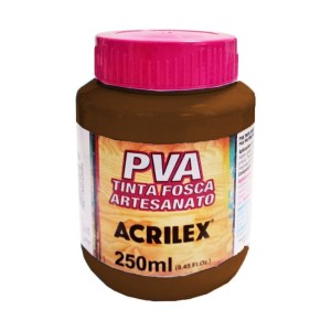 TINTA ACRILEX PVA 250M 3225 531 MARRON