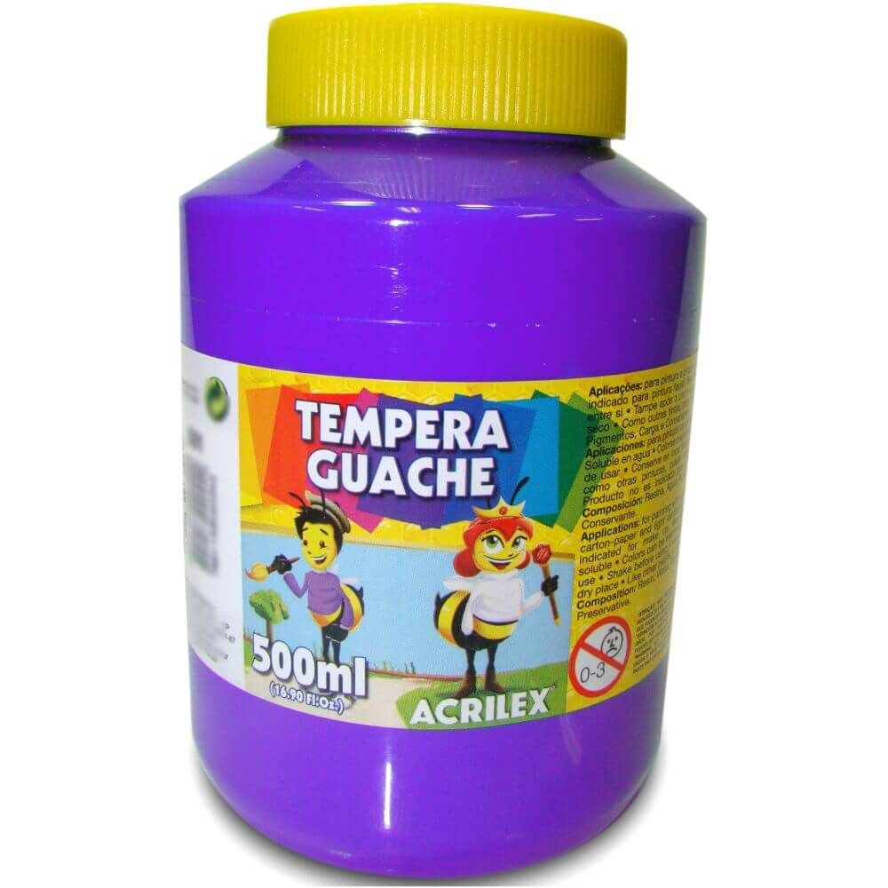 TEMPERA GUACHE 500G ACRILEX 2050 516 VIOLETA