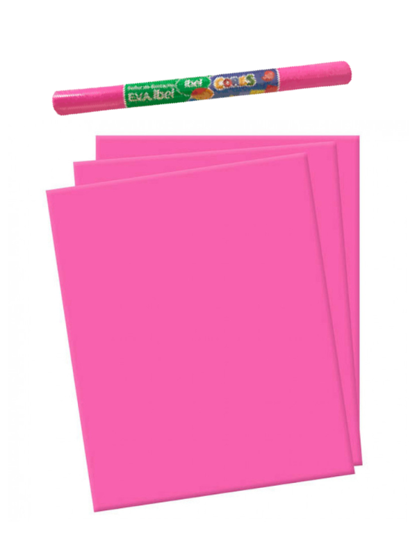 EVA IBEL 39X47 ROLO ECONOMICO ROSA FLUERESCENTE