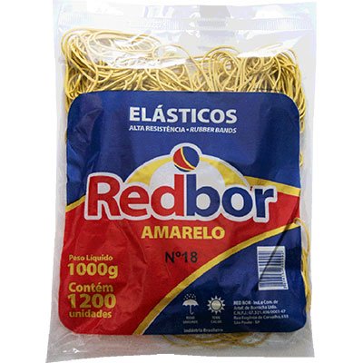 ELASTICO RED BOR AMARELO 1000G 1200PC
