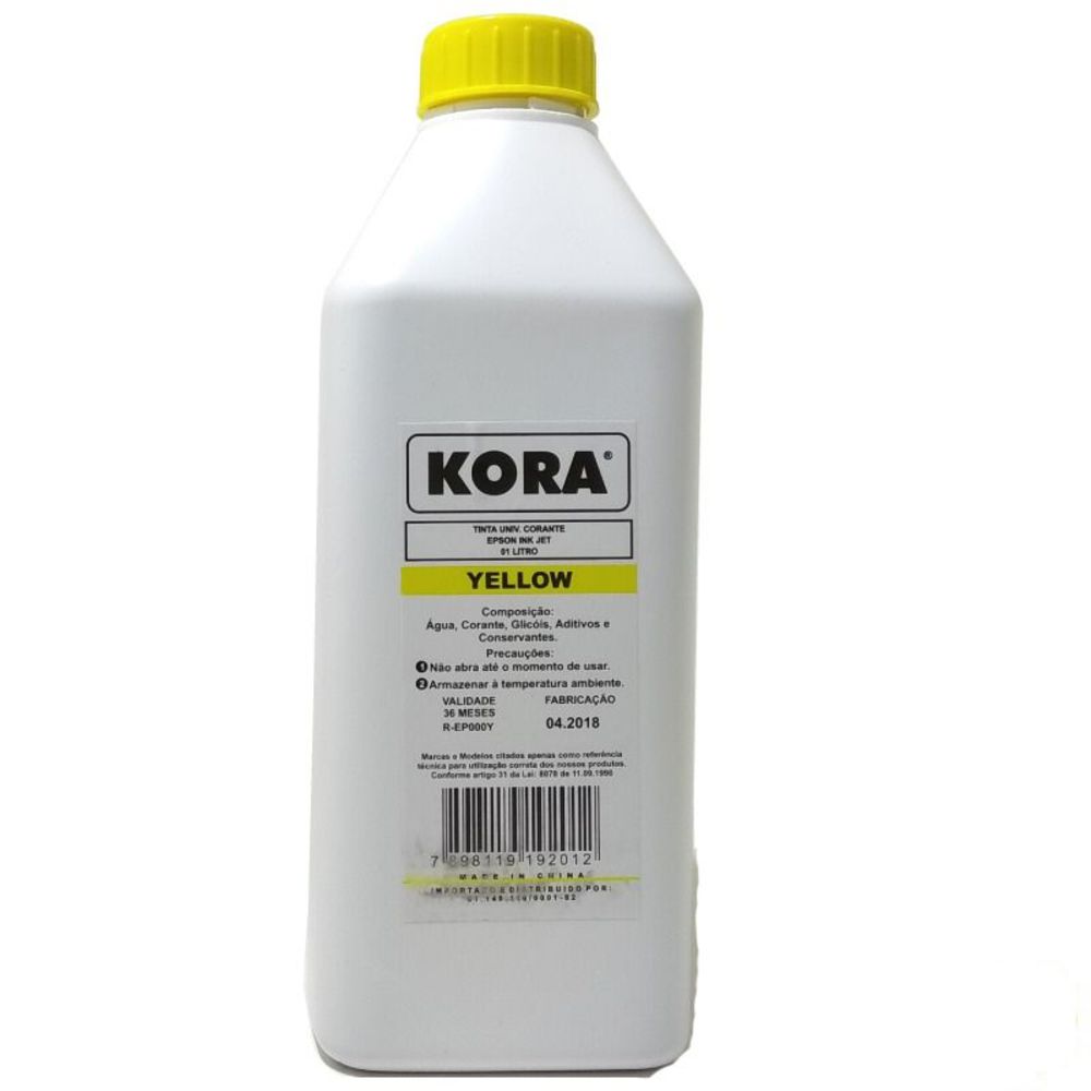 TINTA MASTERPRINT KORA EPSON 1LT YELLOW