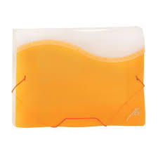 PASTA YES COM ELASTICO 2CM BICOLOR DF5228S LARANJA