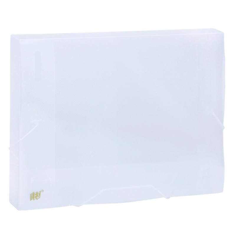 PASTA YES COM ELASTICO 2CM OFICIO CX020S CRISTAL