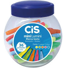 MARCA TEXTO CIS MINI LUMINI CORES SORTIDAS
