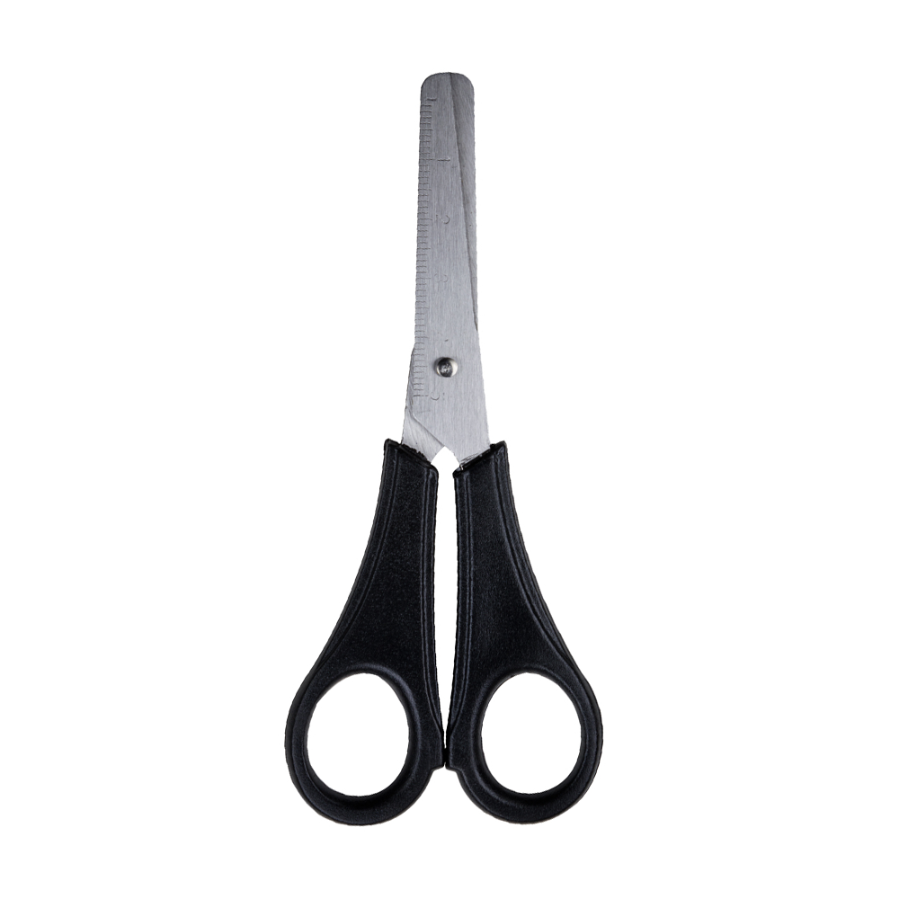 TESOURA ESCOLAR LEO&LEO INOX 13CM PRETA 4195