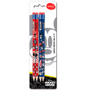 LAPIS MOLIN MICKEY BLISTER C/4 22650