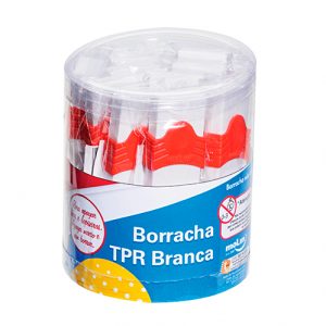 BORRACHA MOLIN TPR NEON BRANCA 14210