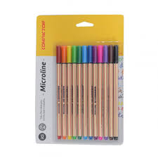 CANETA COMPACTOR MICROLINE CARTELA SORTIDA C/12