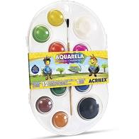 AQUARELA ACRILEX ESTOJO 12 CORES 1812