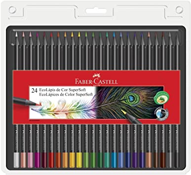 LAPIS DE COR FABER CASTELL C/24 ECOLAPIS SUPER SOFT
