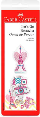 BORRACHA FABER CASTELL BLISTER C/2 LETS GO SM/7024LETS