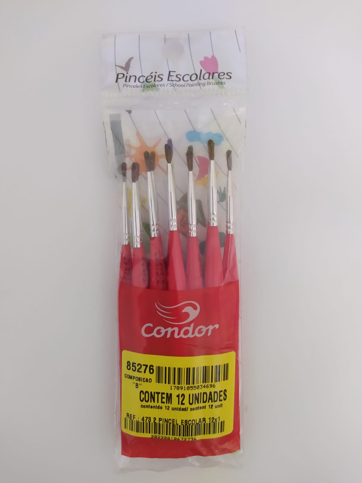 PINCEL CONDOR 473 N.02 ESCOLAR - 1 UNIDADE