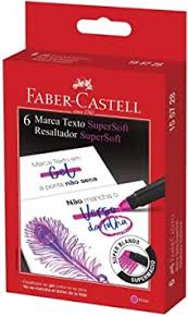 MARCA TEXTO FABER CASTELL GEL ROSA  155728