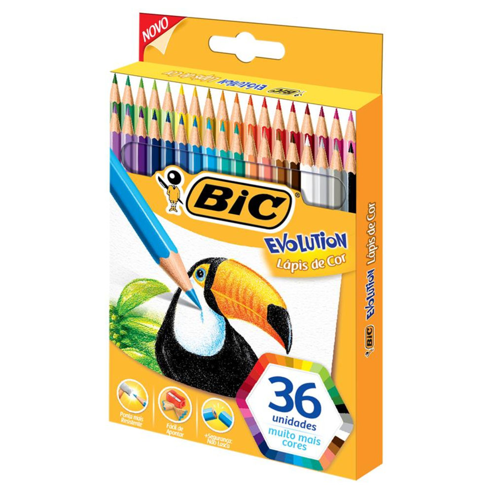 LAPIS DE COR BIC EVOLUTION COLOR C/36 930230