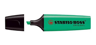 MARCA TEXTO STABILO BOSS 70/51 VERDE ESCURO