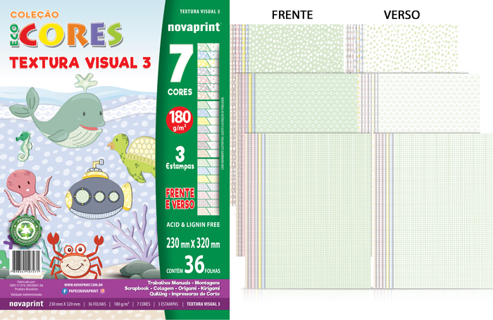 ECOCORES NOVAPRINT TEXTURA VISUAL 3 32X23 C/36F