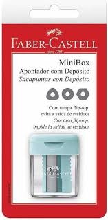 APONTADOR FABER CASTELL COM DEPOSITO SM/MINIBOX 