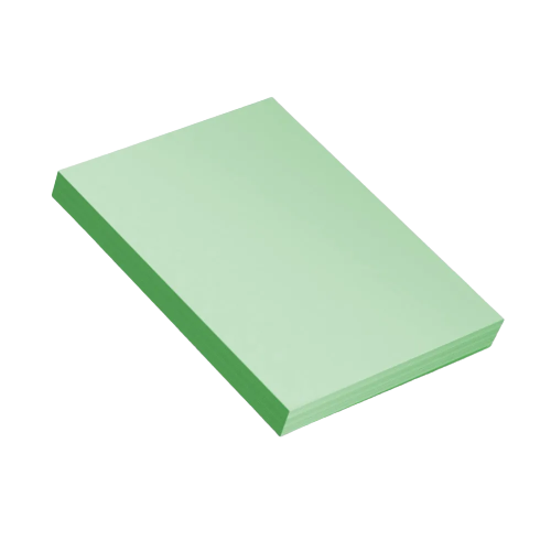 PAPEL 40KG CADERNUS COM 50FOLHAS VERDE 549