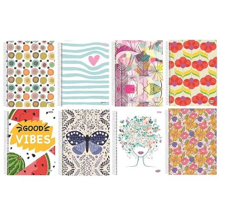 CADERNO SAO DOMIN 12.1 240F KBOM FEMININO - SORTIDOS