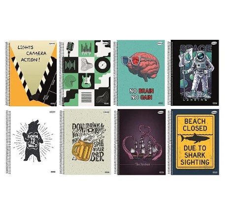 CADERNO SAO DOMIN 20.1 400F KBOM MASCULINO