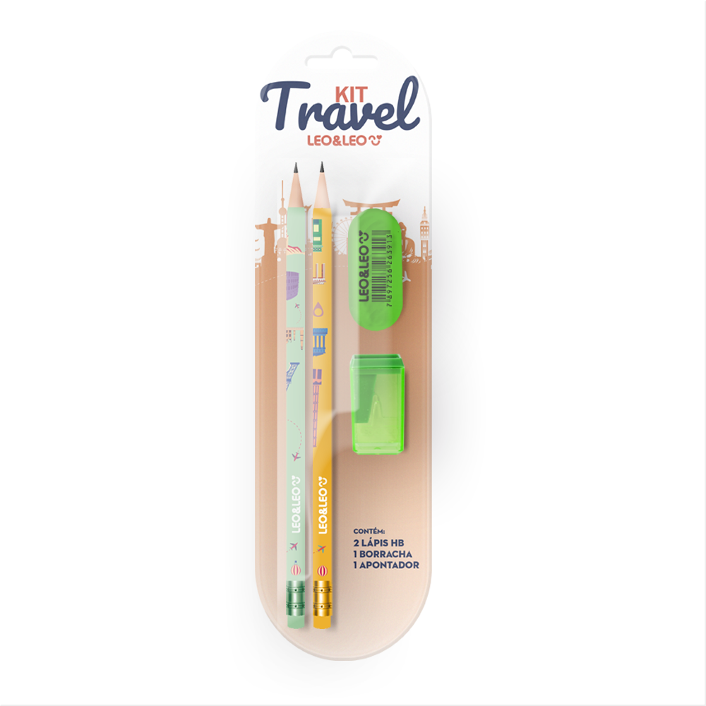 KIT LEO&LEO ESCOLAR TRAVEL C/4 72159