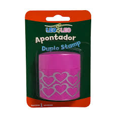 APONTADOR LEO&LEO DUPLO COM DEPOSITO STAMP BLISTER 4569
