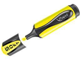 MARCA TEXTO MAPED SOFT FLEX AMARELO 746024