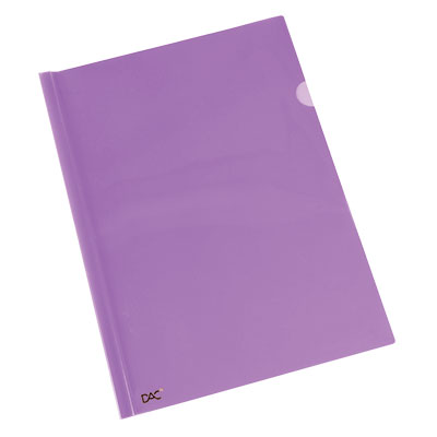PASTA CANALETA DAC A4 822PP-LILAS