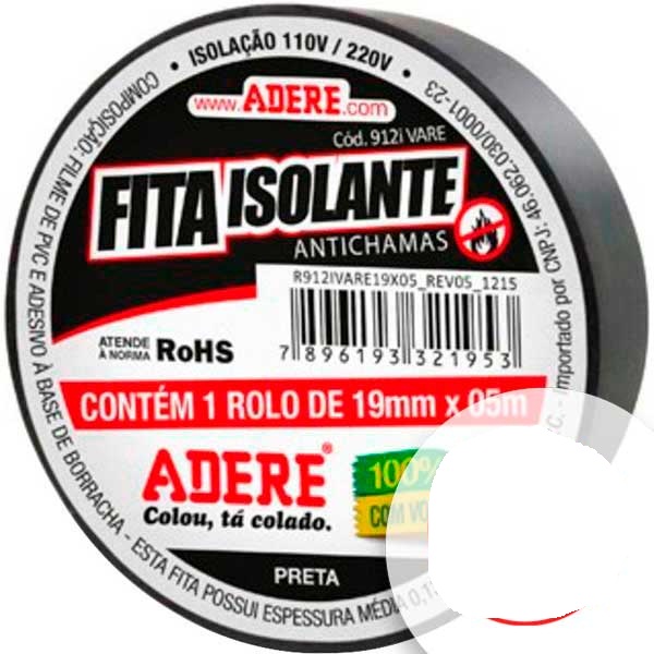 FITA ADERE 19X05 ISOLANTE 912 ROHS