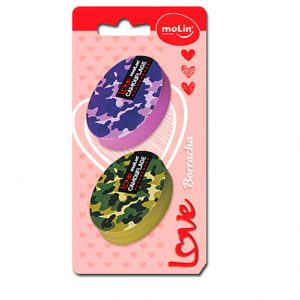 BORRACHA MOLIN BLISTER C/2 CAMOUFLAGE 22921