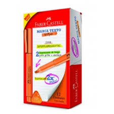 MARCA TEXTO FABER CASTELL LARANJA MT/LAZF