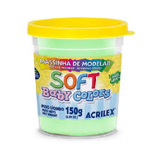 MASSA DE MODELAR SOFT POTE 150G 7315 810 VERDE BEBE