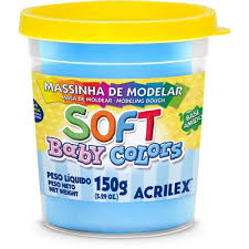 MASSA DE MODELAR SOFT POTE 150G 7315 811 AZUL BEBE