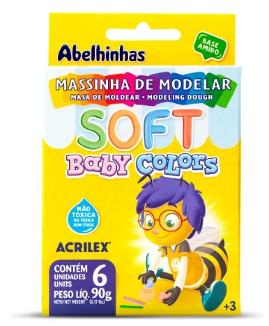 MASSA DE MOD ACRILEX SOFT BABY 90G 7370