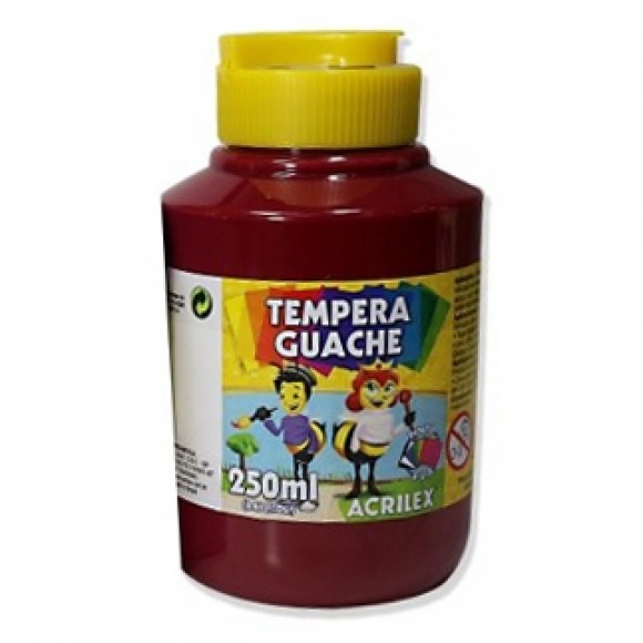 TEMPERA GUACHE 250G ACRILEX 2023 565 VINHO
