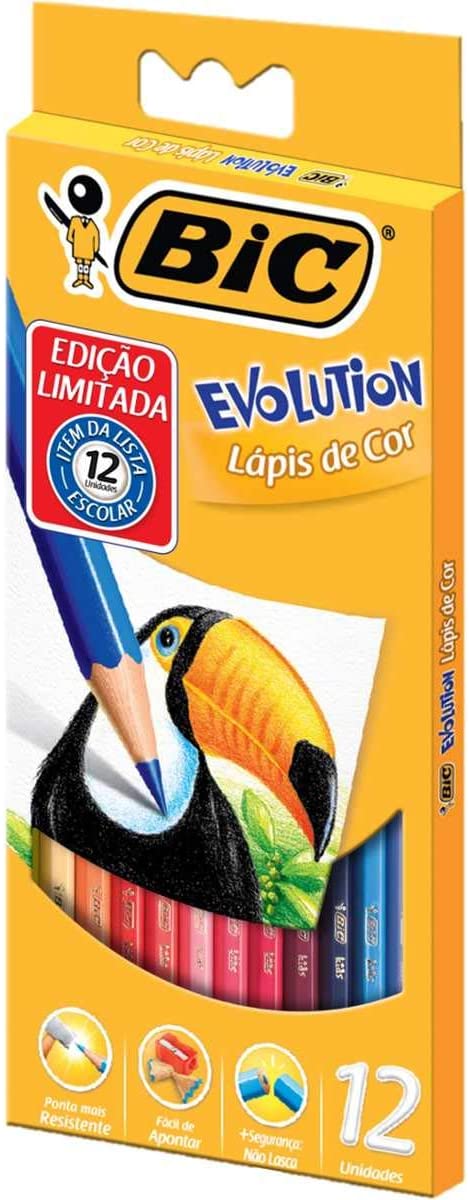LAPIS DE COR BIC EVOLUTION COLOR C/12 930821
