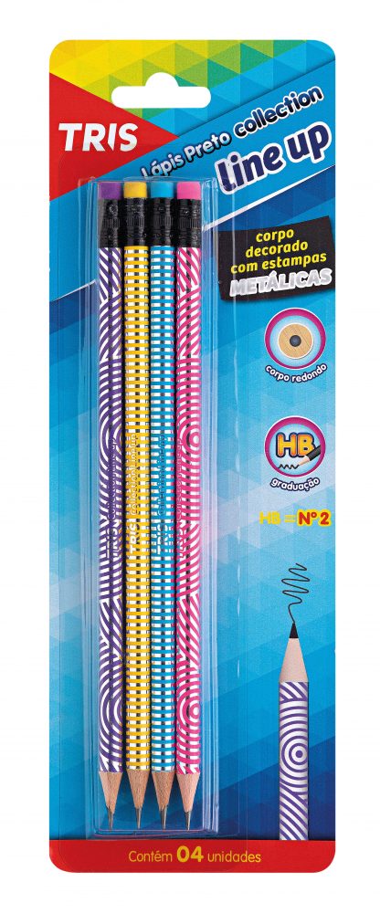 LAPIS TRIS COLLECTION LINE UP BLISTER C/4 687643