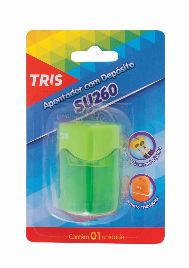 APONTADOR TRIS COM DEPOSITO SU-260 DUPO BLISTER 686905