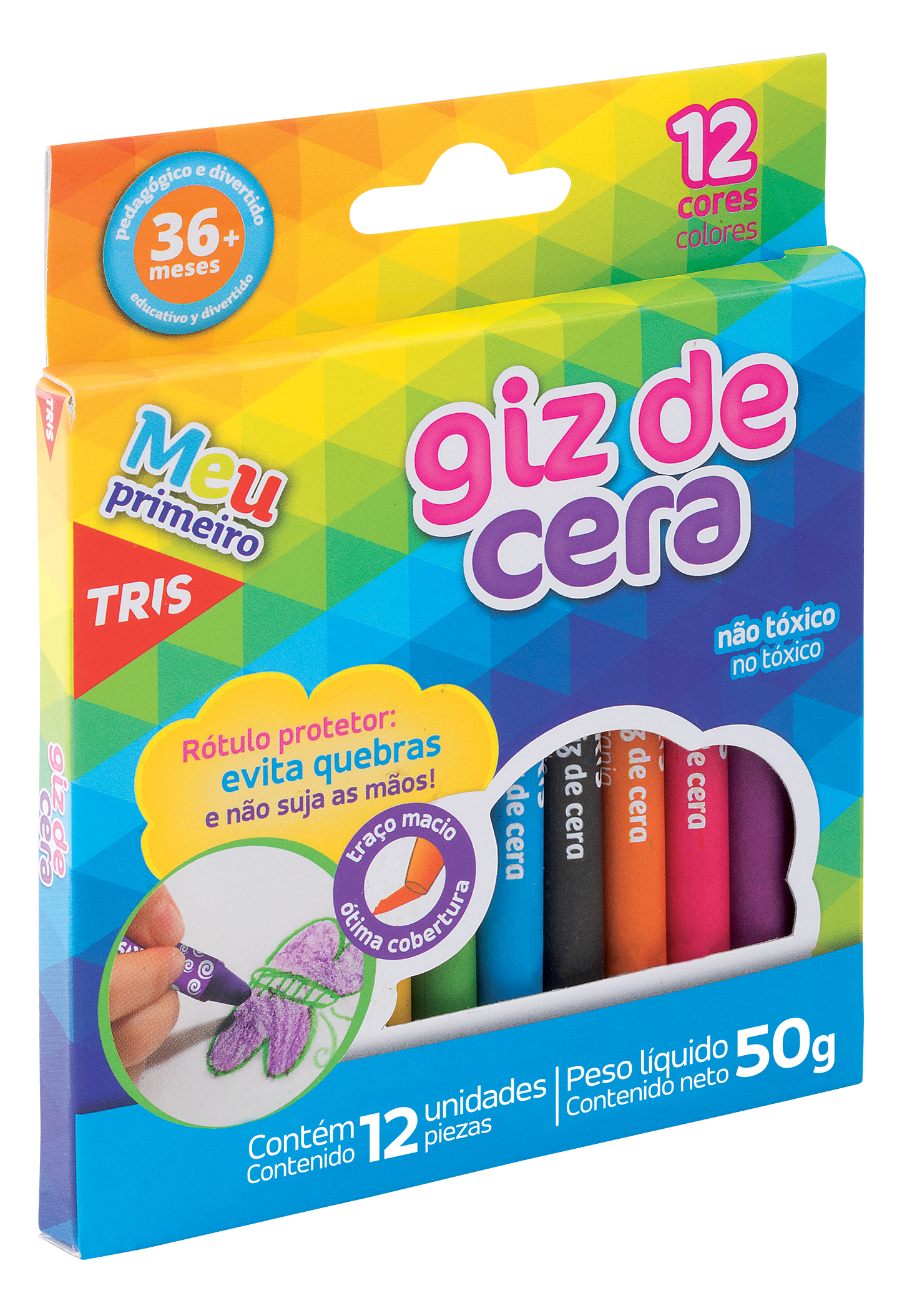 MEU PRIMEIRO GIZ TRIS C/12 684673