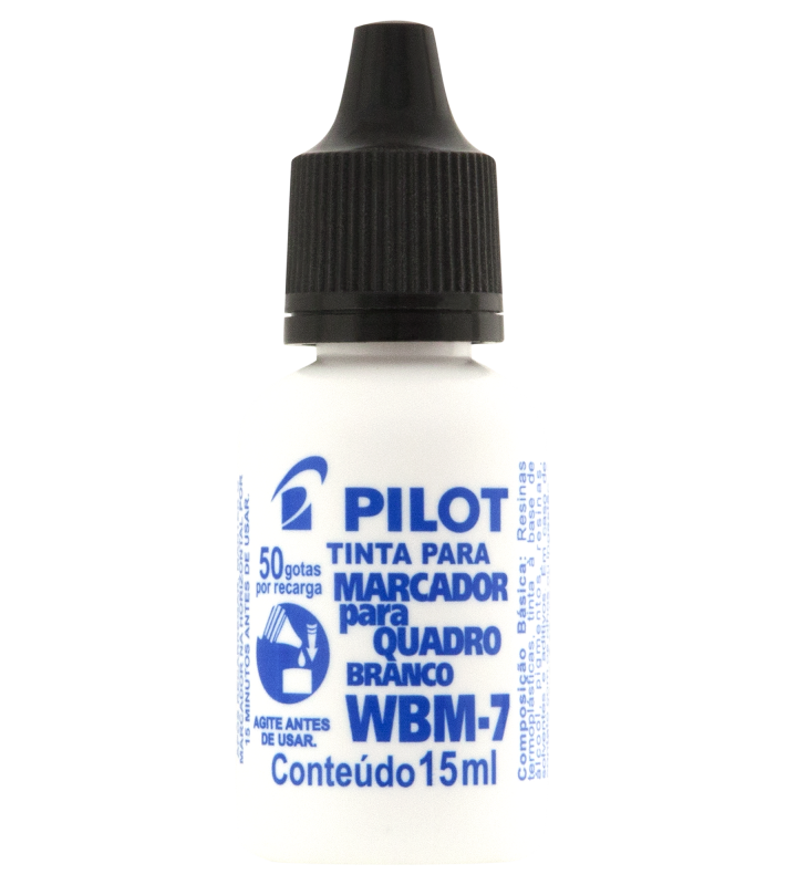 REABASTECEDOR P/MARCADOR QUADRO BRANCO PILOT 15ML PRETO