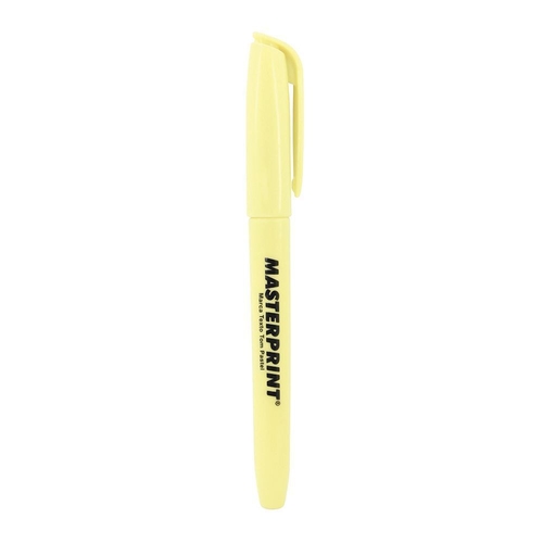 MARCA TEXTO MASTERPRINT PASTEL AMARELO MP612