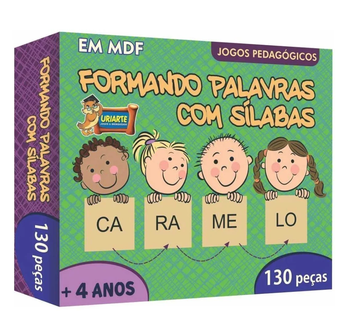 FORMANDO PALAVRAS URIARTE SILAB 130PC 3848