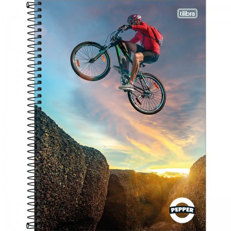 CADERNO TILIBRA 10.1 160FLS CAPA DURA PEPPER MASCULINO 159883