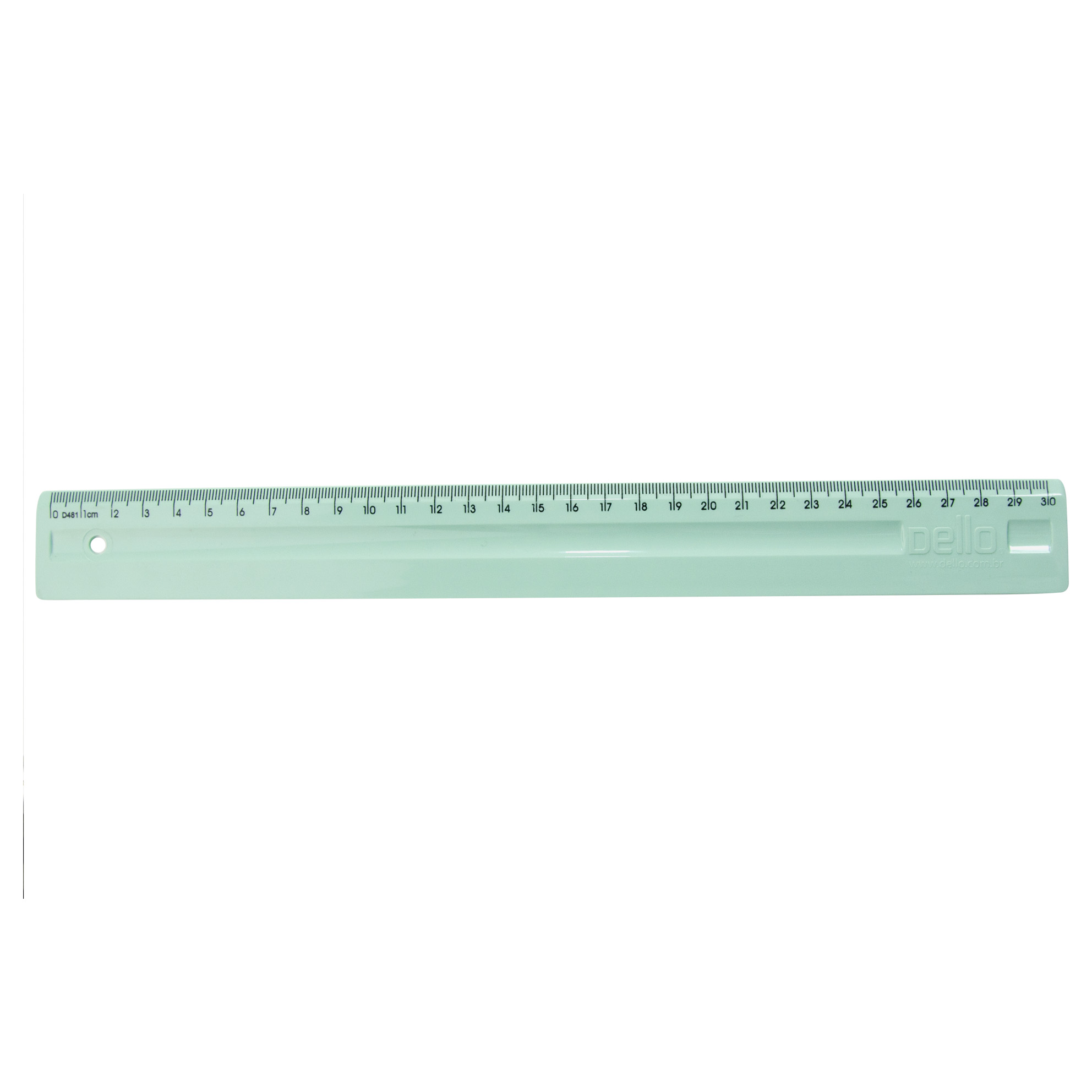 REGUA DELLO 30CM PASTEL VERDE 3112.VP