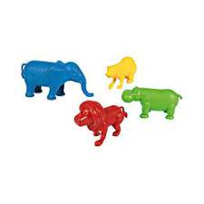 ANIMAIS SELVAGENS MEGATOYS C/4 PECAS