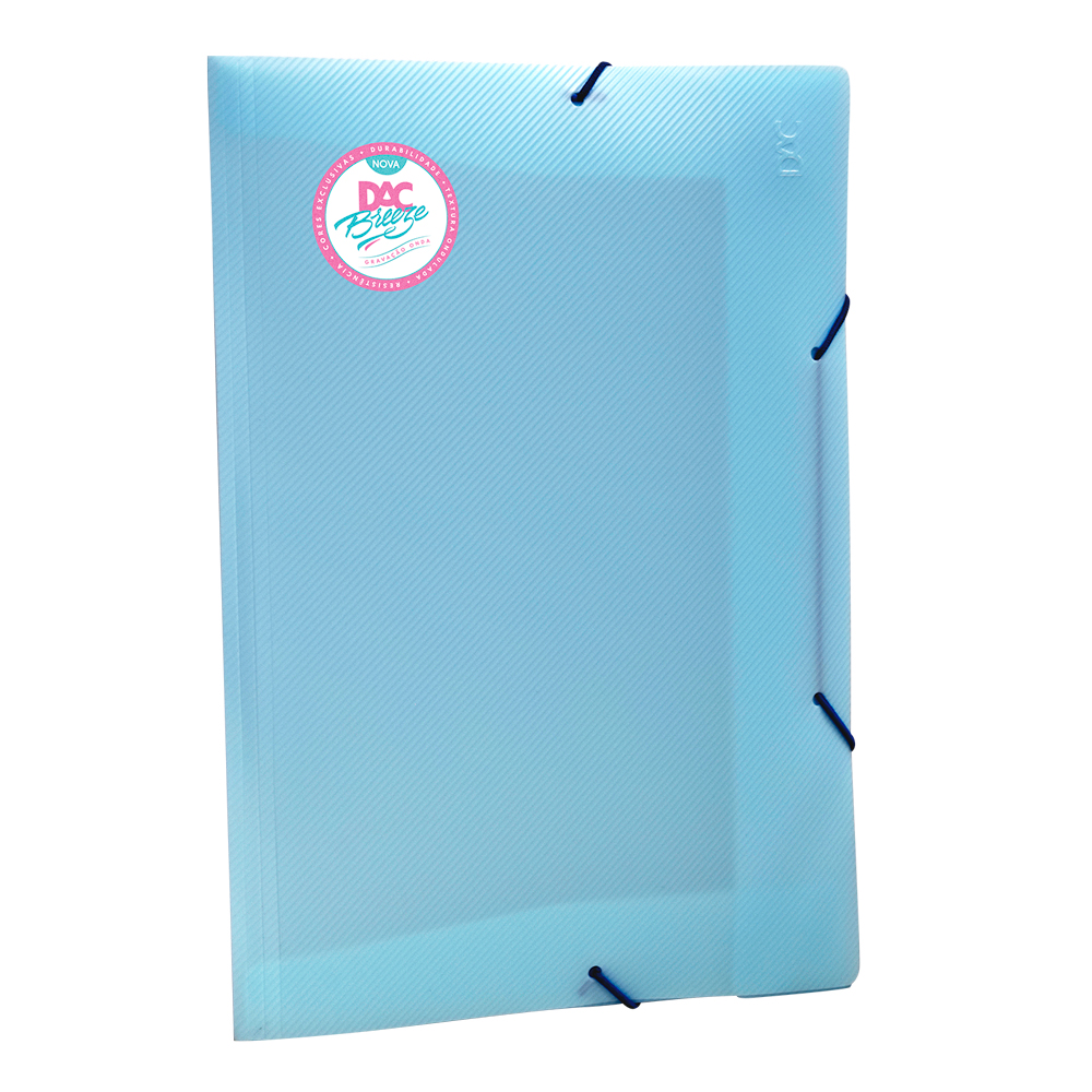 PASTA DAC POLIPROPILENO OFICIO BREEZE 801PP-AZUL