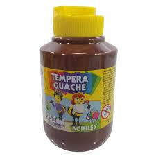 TEMPERA GUACHE 250G ACRILEX 2023 531 MARROM