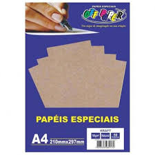 PAPEL OFF PAPER KRAFT NATURAL 180G A4 C/50F